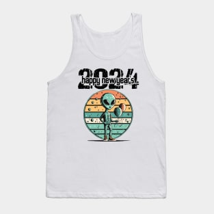 2024 Celebration - Alien New Years Eve NYE Tank Top